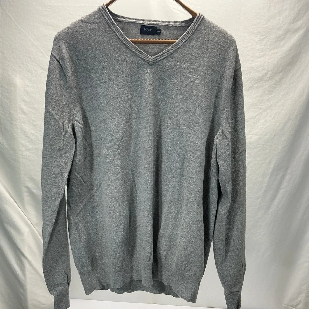 J. Crew V-Neck Sweater Soft Knit Pullover‎ Casual Everyday XL